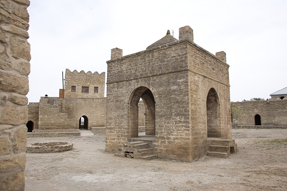 Ateshgah Fire Temple courtyard
