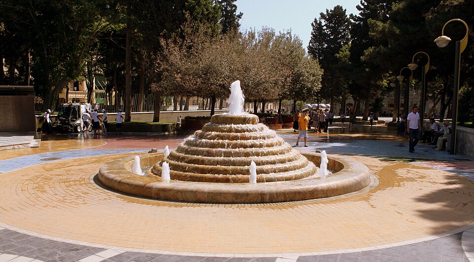 Fountain Square in central Baku